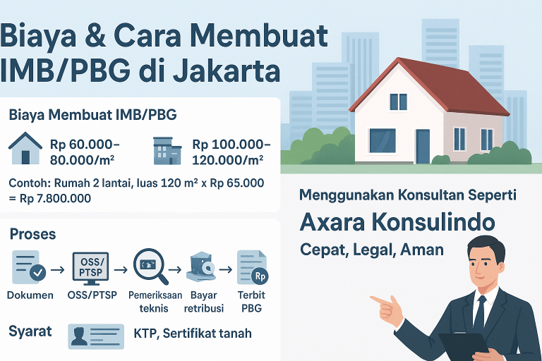 Biaya dan Cara Membuat IMB atau PBG Jakarta
